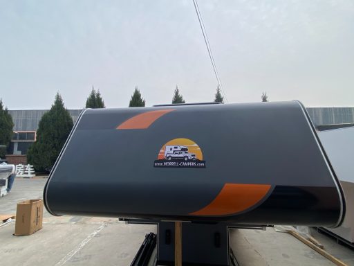 Pickup Camper Frontansicht Außen moderne Wohnkabine Morrell Campers