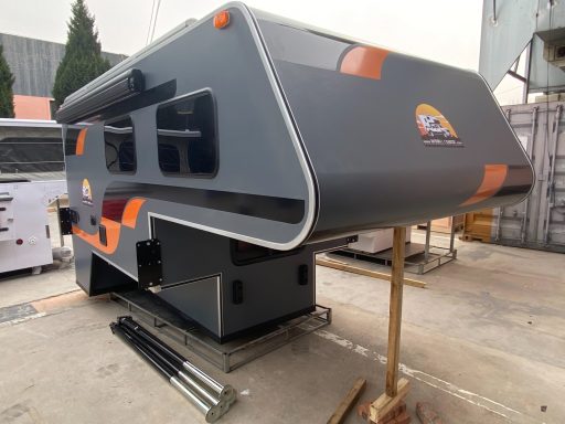 Pickup Camper Außenansicht Gesamtansicht moderne Wohnkabine Morrell